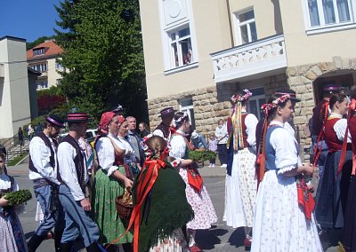 Otvírání pramenů v Luhačovicích   