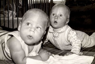 Náš Honzík vlevo a syn kamarádky Martin *