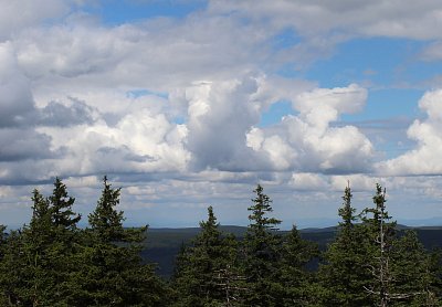 Letní mraky v Jeseníkách