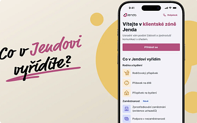 Jenda je nově i mobilní aplikací. Dávky či příspěvky bude možné vyřídit snadněji
