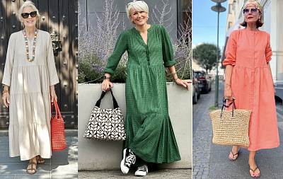 Začalo léto. Je čas odložit kalhoty do skříně a vytáhnout šaty. Platí to i pro dámy vyššího věku

