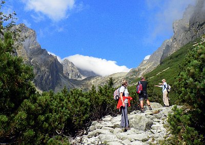 Bílý mrak ve Vysokých Tatrách