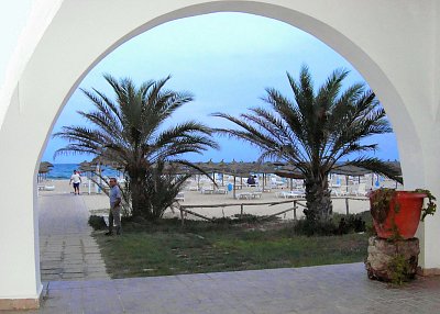 Kde jsou lidi? Hammamet, Tunis.