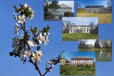 Jaro v blízkosti zámků