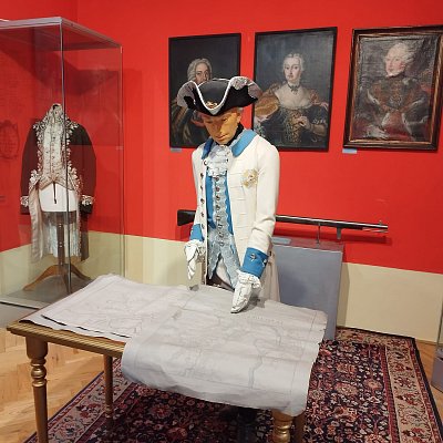 Různé expozice v muzeu - vojevůdce Laudon  ?
