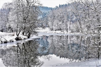 Zimní zrcadlení