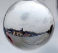 Fotografie Vyšehradu v Praze u Vltavy