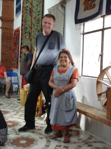 výroba koberců - usměvavá tkadlena