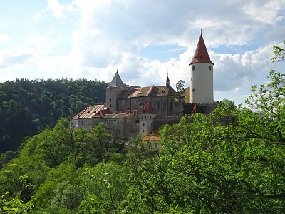 Křivoklát - z vyhlídky