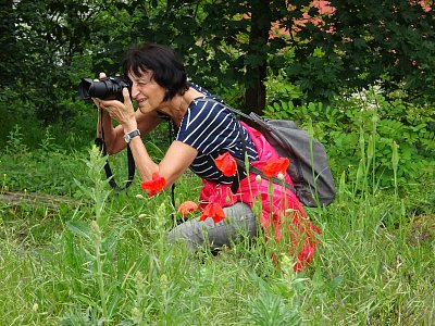 Líba taky fotí máky