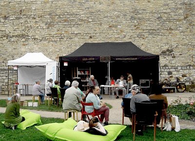 Pohled na místo čtení.