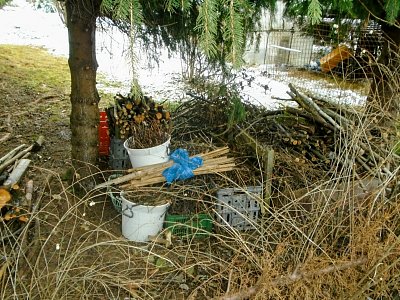 Připraveno na táborák.