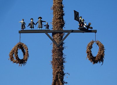 Stockholm - skansen, detail sloupu