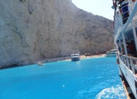 přistaneme u pláže Navagio