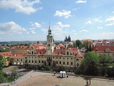 Pohled na Loretu ze 4. patra