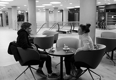 Na kafíčku v kavárně OD ve Zlíně