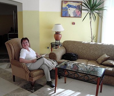 Egypt 2011, před odjezdem z hotelu