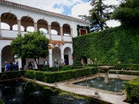 Granada - zahrady v Alhambře