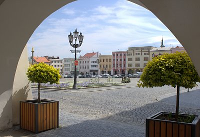 Podloubí na náměstí