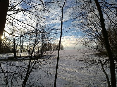 Tady zůstává sníh dlouho krásně čistě bílý