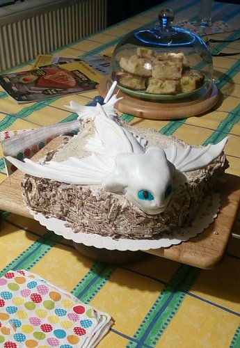 Drak Bílá Běska pro kamarádku Aničky