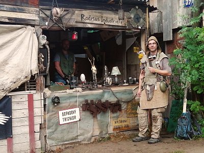 Stánek na náměstí.