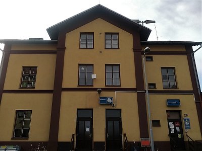 Třebíč, nádražní budova