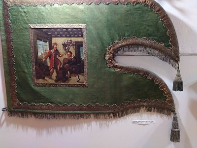 Ukázka jednoho z královských praporců