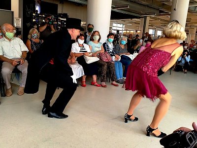 Nechybělo ani taneční vystoupení. Připomínka proslulého charlestonu.