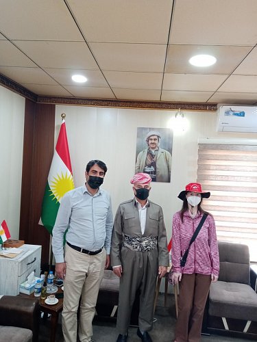 Přijetí u šejcha Xalata Barzaní