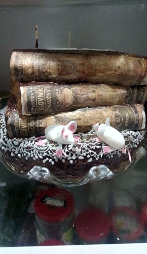 Tři díly Ottova slovníku - medovník, ořech. a čokoládový