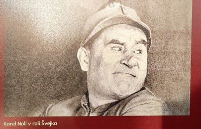 Vynikající herec Karel Noll, který úplně nejlépe ztvárnil postavu Švejka.