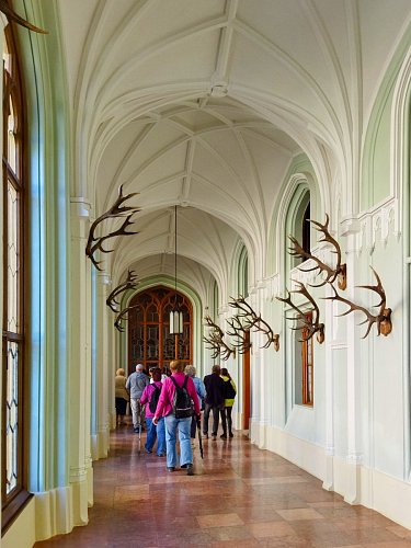 Začíná prohlídka zámku