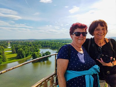 Na nejvyšším vyhlídkovém ochozu