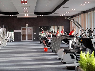 Všechny přístroje pro rehabilitaci jsou důkladně dezinfikovány