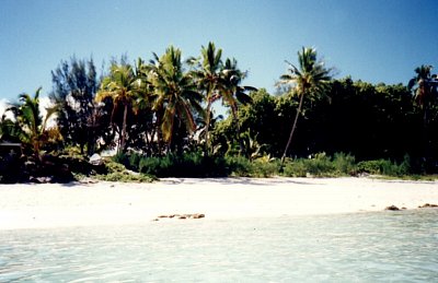 Pláž před motelem