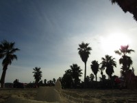 Pláž před bouří