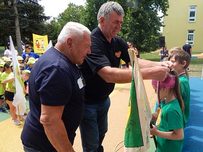 Předávání medailí