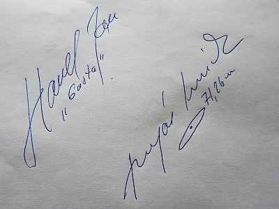 Na památku od "Gusty" i Imricha