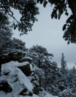 Kameny na vrcholu Sedla