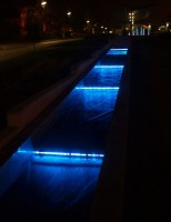 Stejná vodní kaskáda na náměstí Jana Pernera v České Třebové