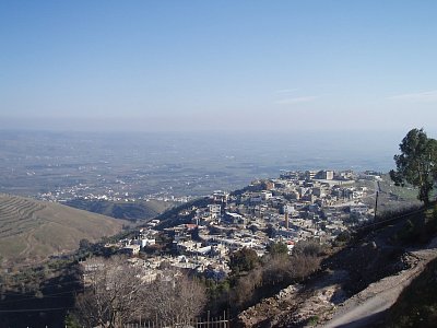 Pohled z Krak des Chevaliers
