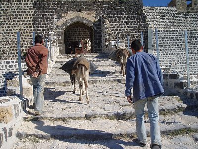 Křižácký hrad v rekonstrukci
