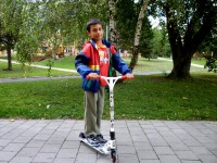 Freestylová koloběžka je výborná na odbourávání hyperaktivity