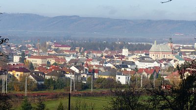 Krásné pohledy na město z chaty