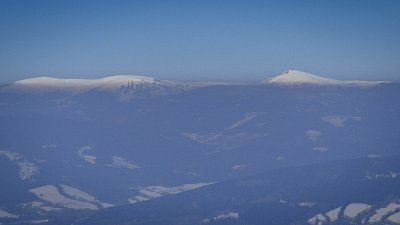 Krkonoše v oparu....