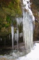 ledopád Vlčí doupě detail