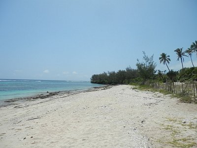 Pláž na severním cípu Tongatapu