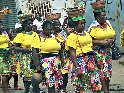 Paramaribo - slavnostní průvod Maroons