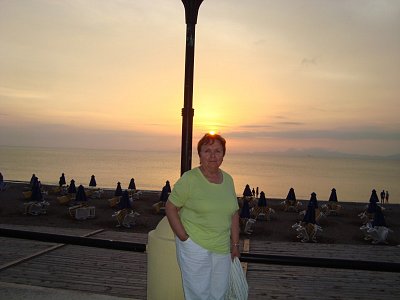 Rhodos 2014  slunce se předvádí